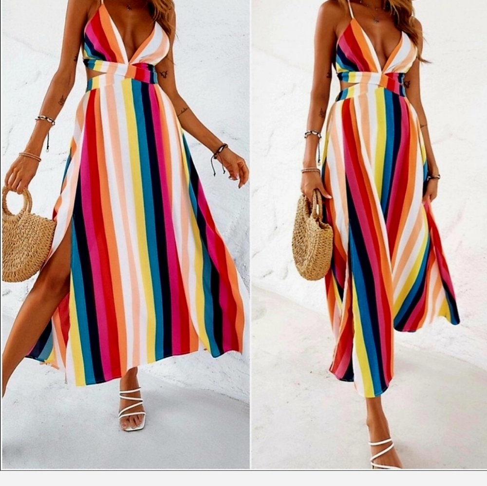 Halter maxi dress - Picture 2 of 6